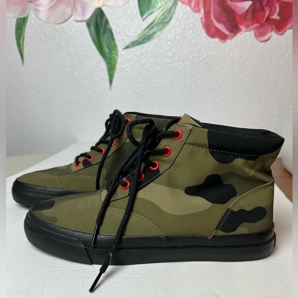 Polo Ralph Lauren Bryn Camo High-Top Trainer Size 9 - Picture 4 of 13